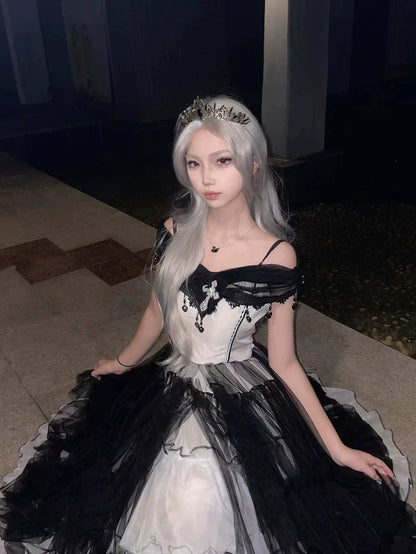 Daydream Whisper - Aphrodite - Gothic Lolita JSK Bridal Wedding Lolita Dress