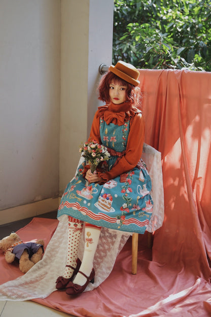 PPX STUDIO - Sweet Lolita Woolen Sweater Multicolors