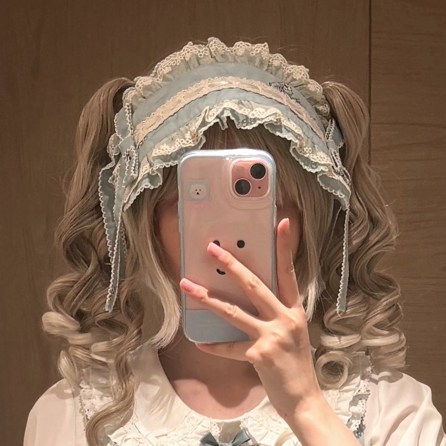 DreamWhale - Small Porcelain Plate - Classic Lolita JSK Printed Dress