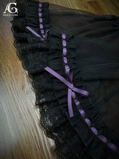 Alice Girl - Cross Princess - Sweet Lolita Princess Sleeves Cross Embroidery Sleeves