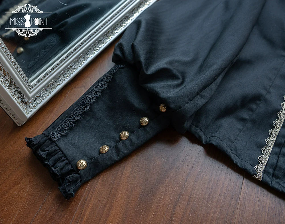 Miss Point - Demon Hunting Notes - Elegant Lolita Blouse Ruffled Collar
