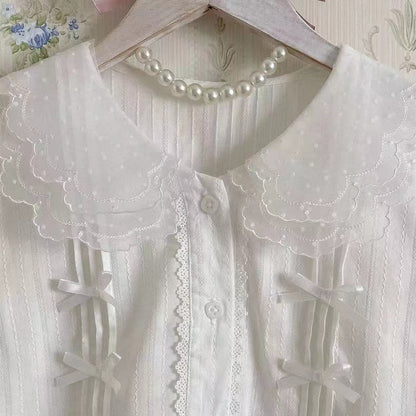 Yaya - Little Fluttershy - Multi-Colored Cotton Lolita Shirt