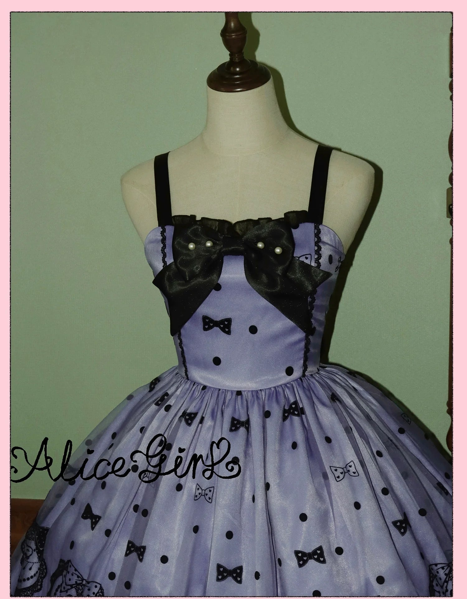 Alice Girl - Brown Sugar Bear - Printed Sweet Lolita Dress, Multiple Styles