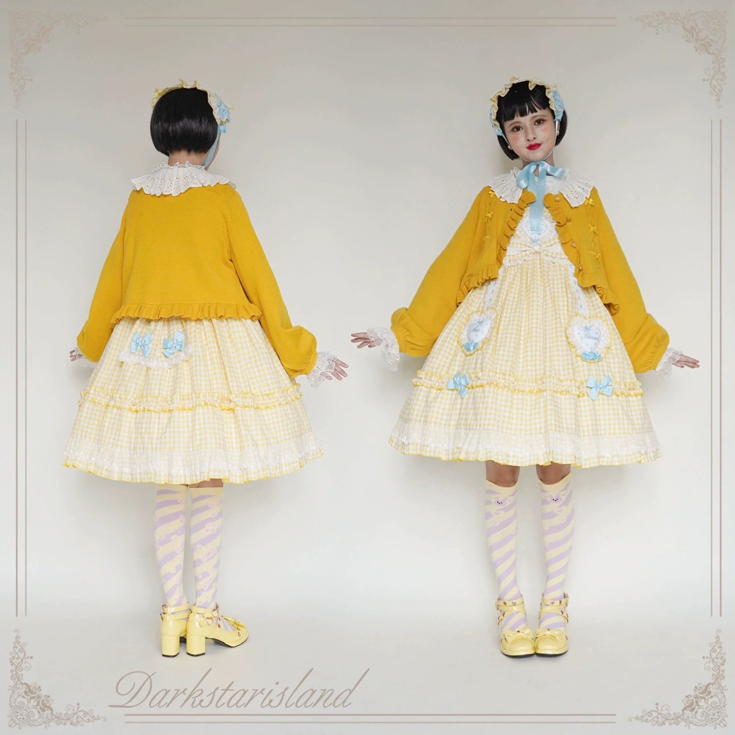 Dark Star Island - Sugar Frost - Sweet Lolita Cardigan Knit Embroidered Sweater