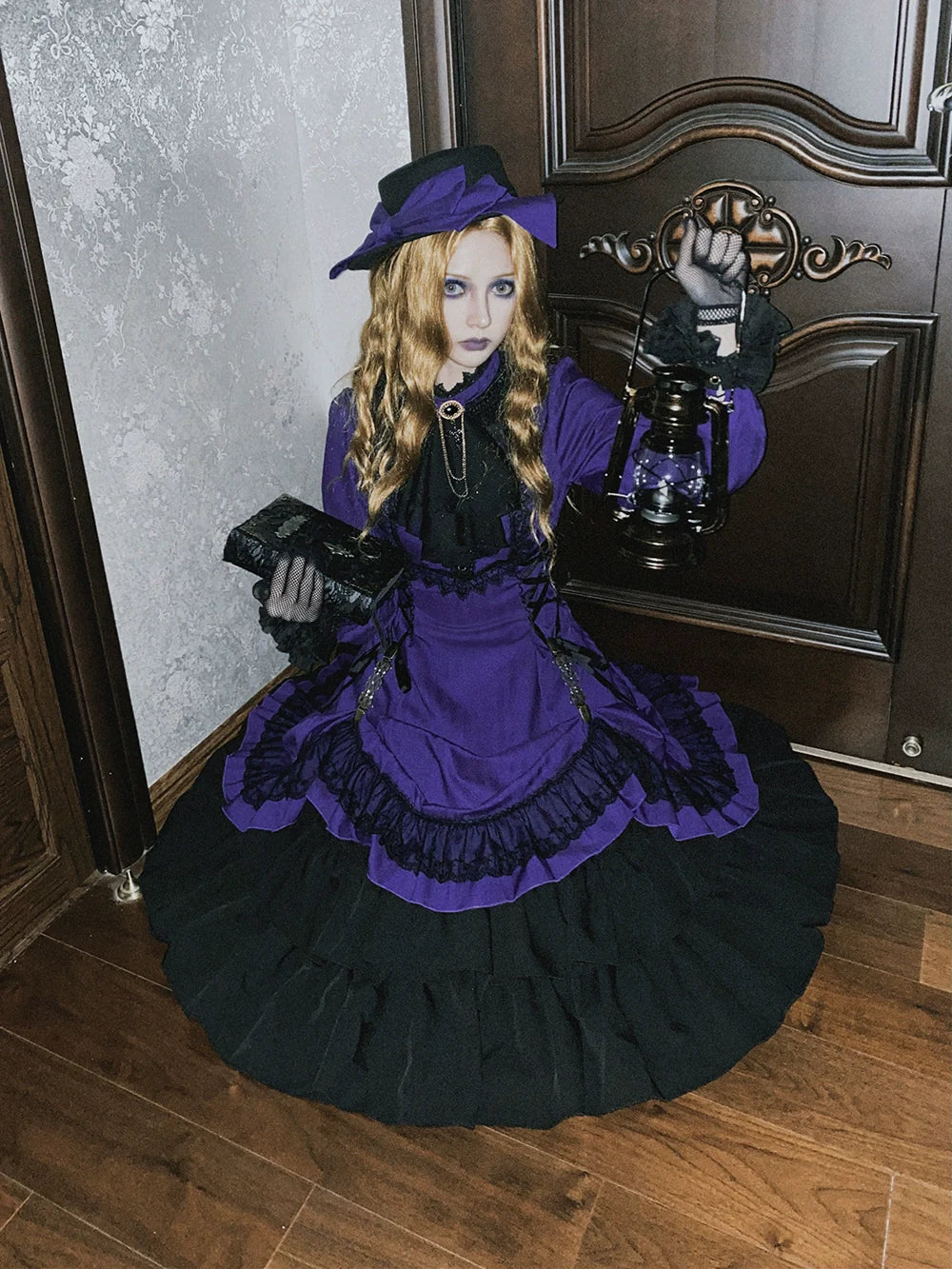 Miss Point - Perintz Manor - Gothic Lolita OP Long Sleeve Retro Lolita Dress