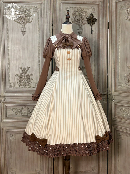 Miss Point - Classic Lolita JSK Customized Stripe Lolita Dress