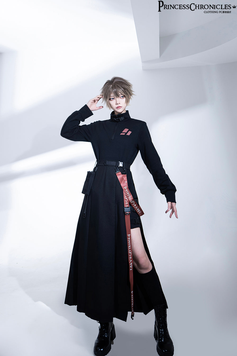 Princess Chronicles - Nameless Blade - Waste Soil Handsome Black Skirt