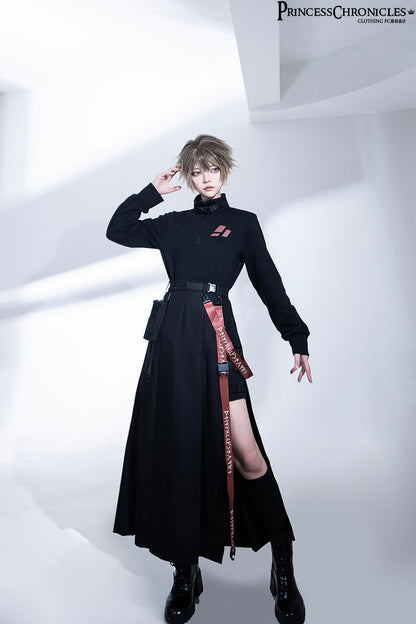 Princess Chronicles - Nameless Blade - Waste Soil Handsome Black Skirt