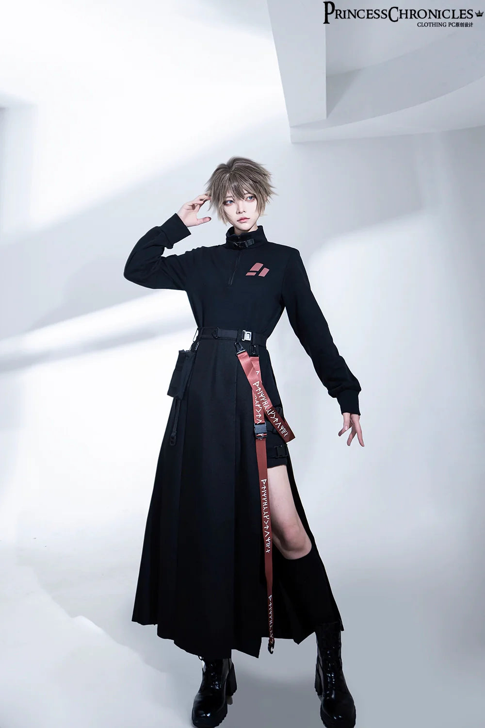 Princess Chronicles - Nameless Blade - Waste Soil Handsome Black Skirt