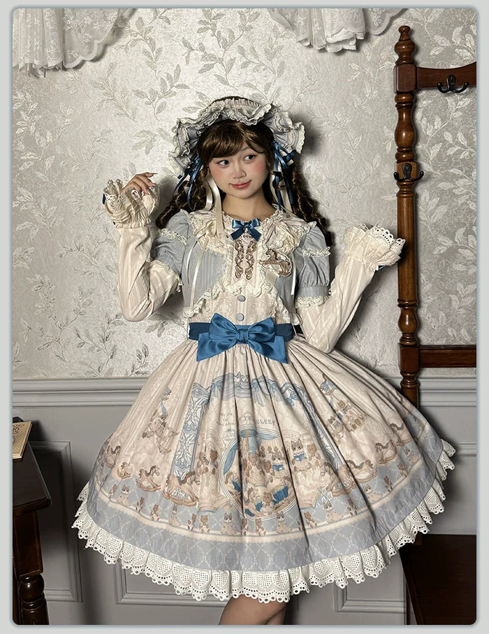 Alice Girl - Sea Salt Fairytale - Sweet Lolita Detachable Sleeves