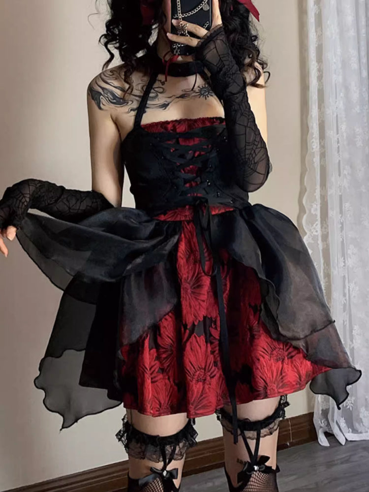 Dark princess tutu skirt dress【s0000006234】