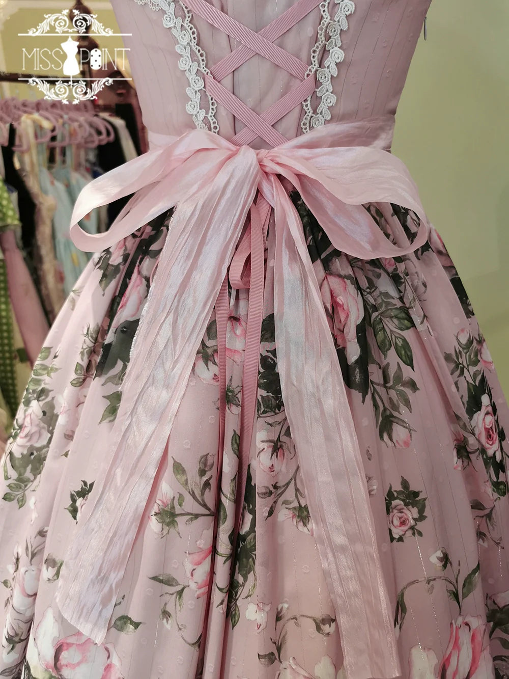 Miss Point - French Rose - Elegant Lolita JSK Dress