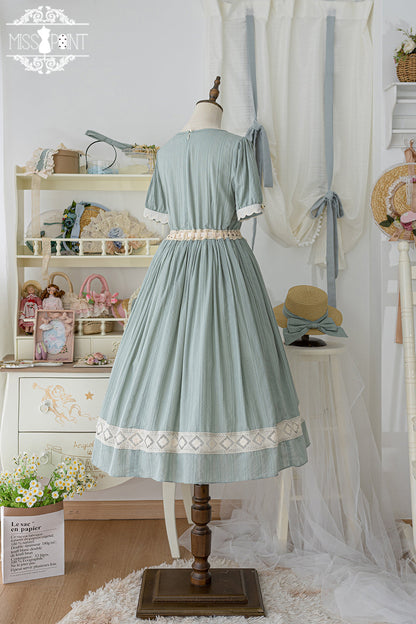 Miss Point - Happy Summer Elegant Lolita Floral OP Dress