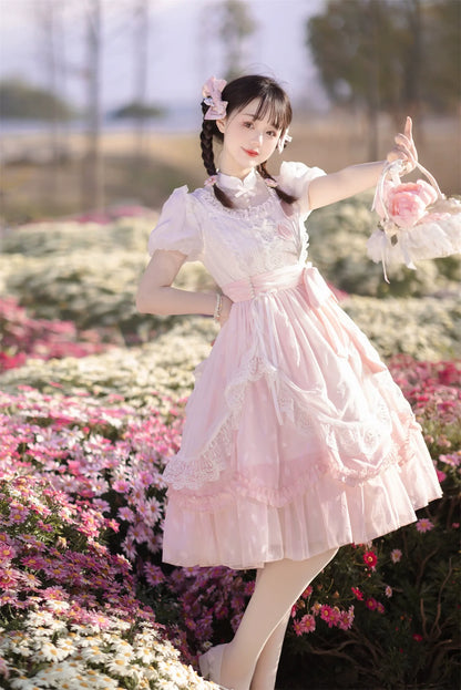Cornfield Lolita - Elegant Lolita Dress Short Sleeve OP