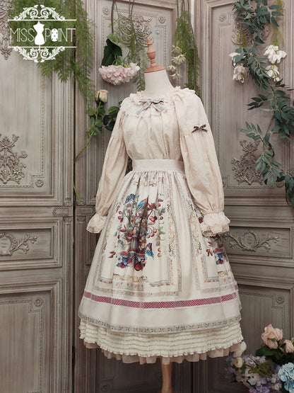 Miss Point - Rich Hymn - Lolita Bavarian Cotton Embroidered Blouse