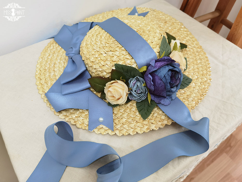 Miss Point - Lilyka Garden - Classic Lolita Headdress and Necklace Brooch Bow Trailing