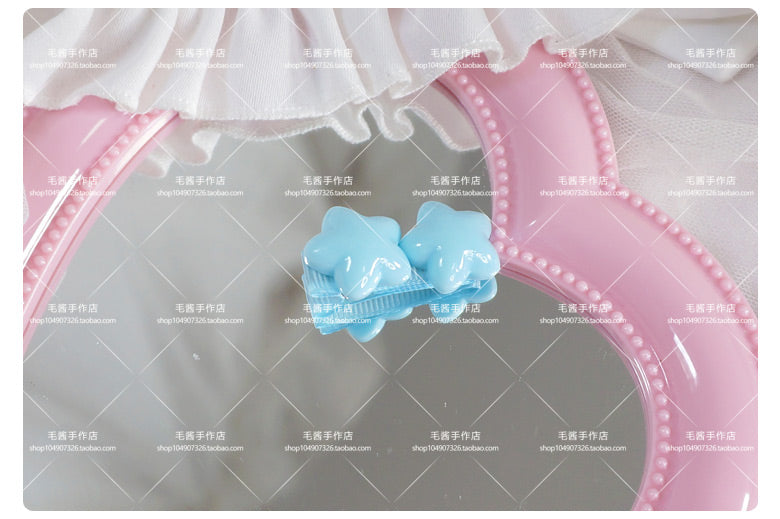 MaoJiang Handmade - Sweet Lolita Hair Pins Star Shape Multicolor