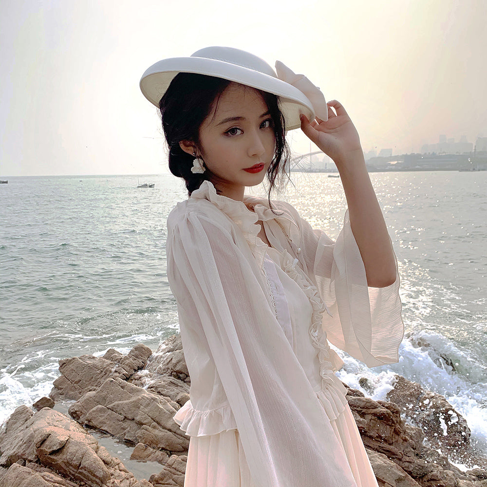 Miss point - Rhine Riverside - Summer Bow Lolita Top Hat