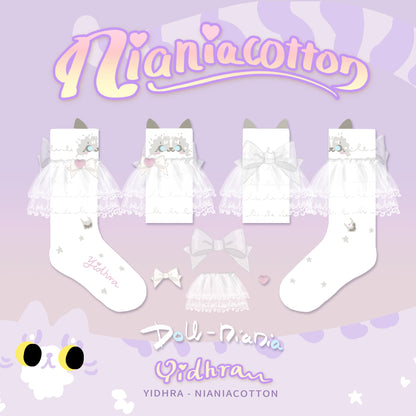 Yidhra - Cute Cat Cotton Lolita Socks