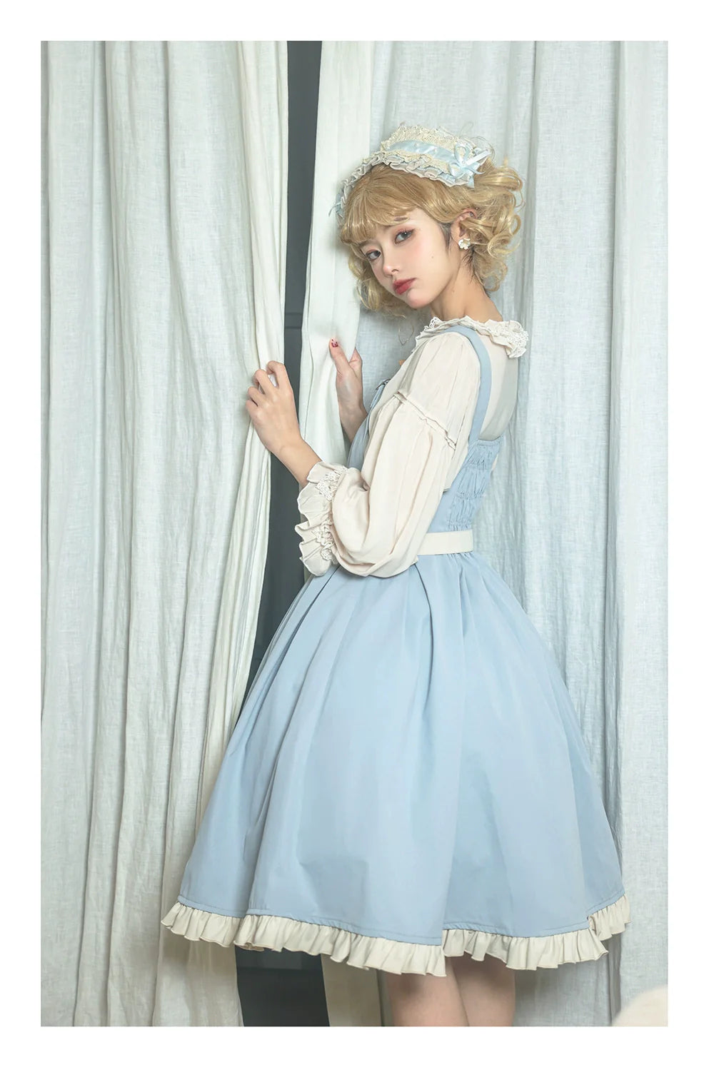 EESSILY - Flying Bird - Plus Size Elegant Lolita JSK Dress With Bird Embroidery