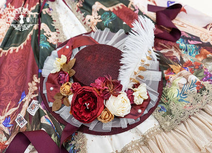 Miss Point - Kaleidoscope - Retro Lolita Headdress Bonnet Set and Necklace