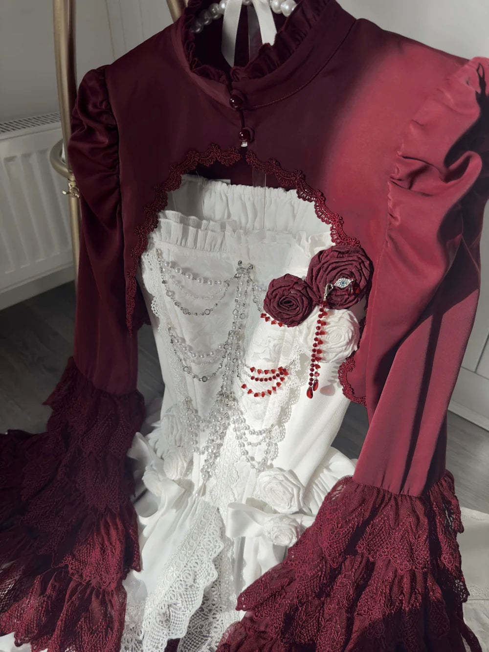 LeMiroir - Saint - Gothic Lolita Bolero Skirt Mermaid Dress Corset