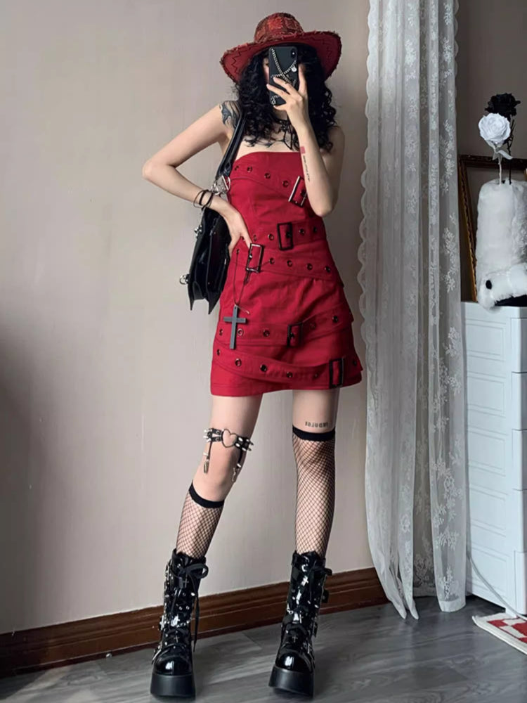 Original cool denim dress【s0000006231】