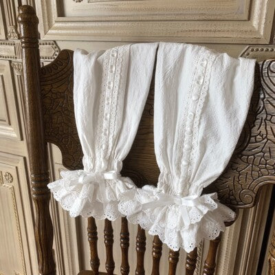 Flower Banquet - Kawaii Lolita Cotton Bunny Embroidery Blouse