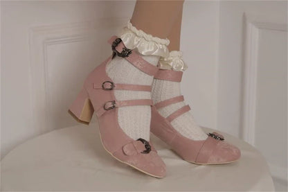 MR.Qiutian - Velia - Elegent Lolita Shoes CLA Thick Heel Shoes