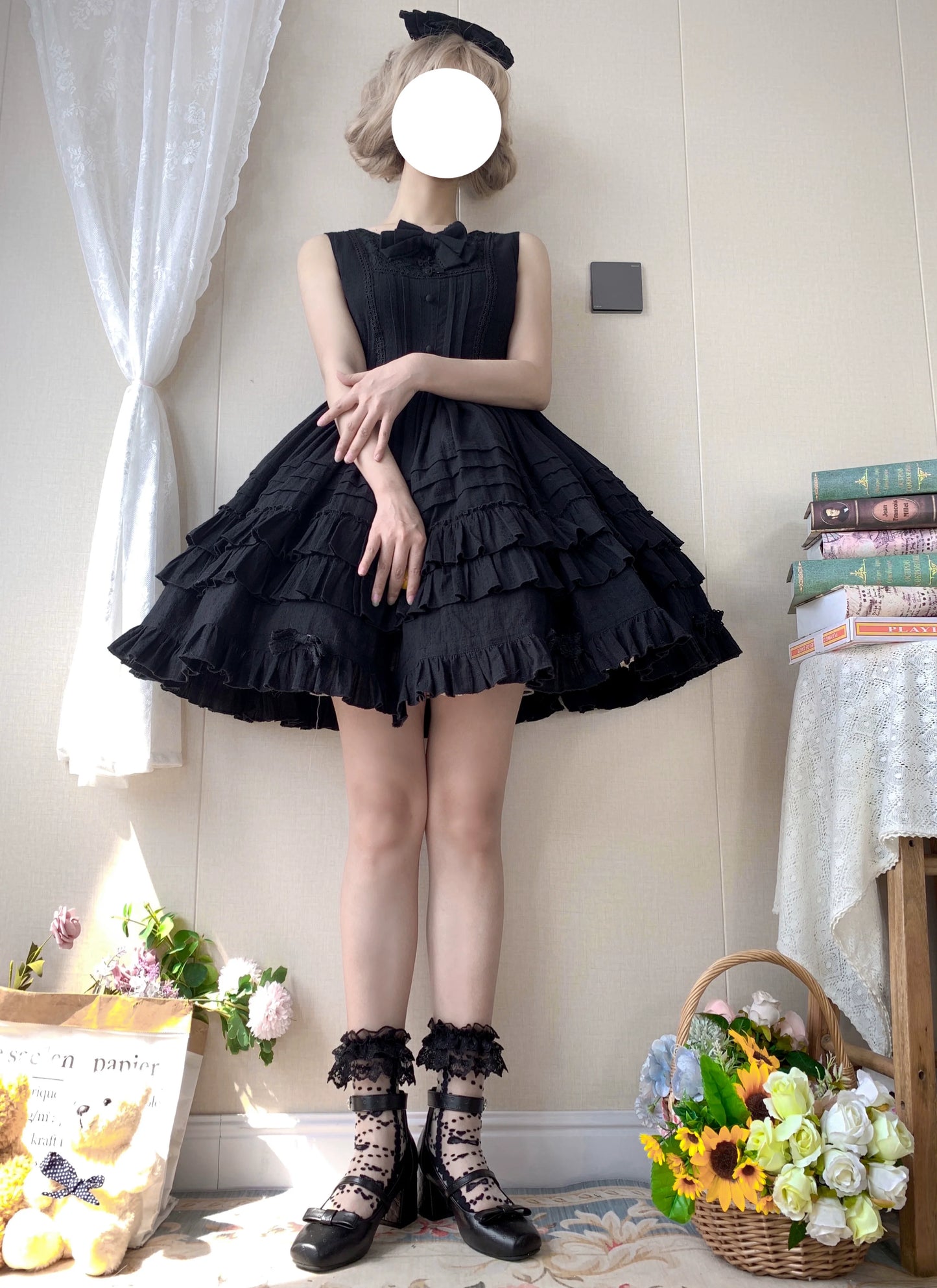 Strawberry Witch - Elegant Lolita Jumper Dress Solid Color JSK