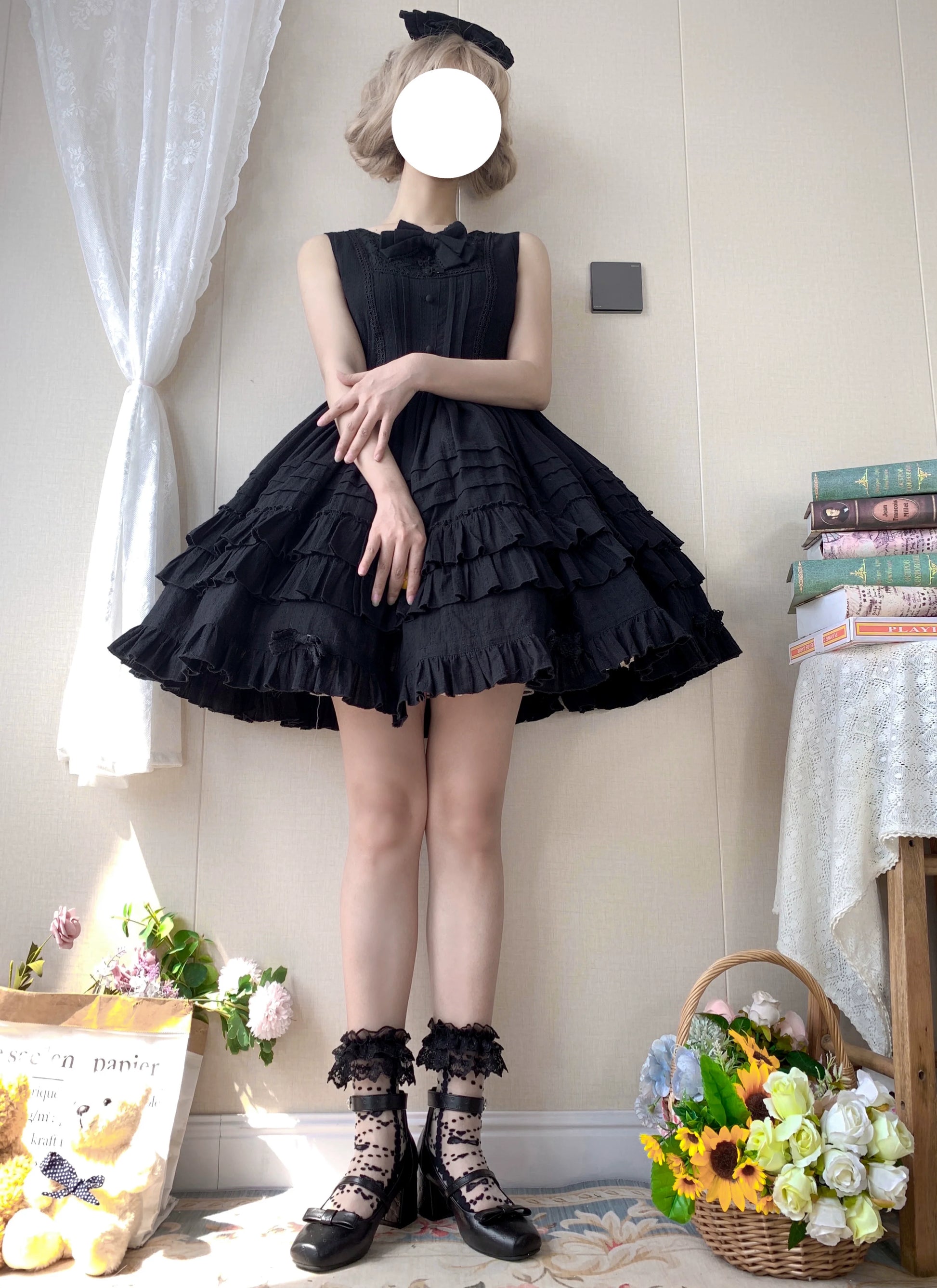 Strawberry Witch - Elegant Lolita Jumper Dress Solid Color JSK
