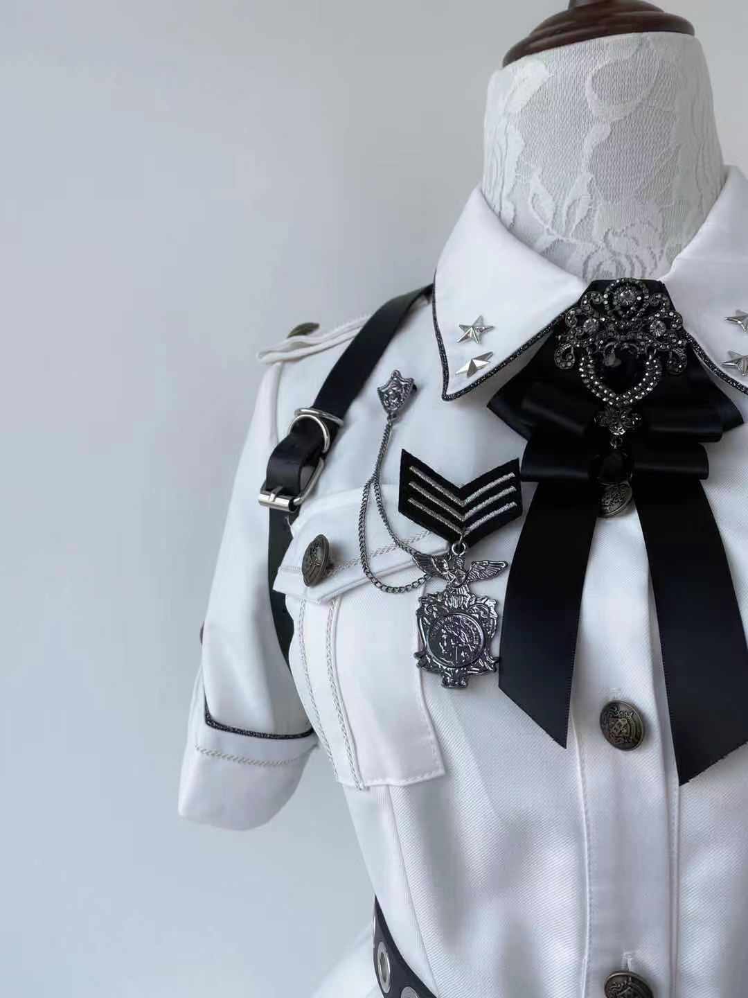 Your Highness - Evil Python 2.0 - Military Lolita Gothic OP Dress