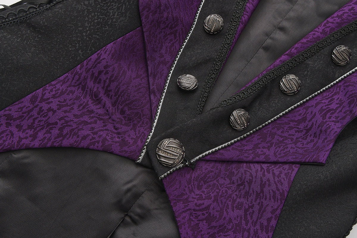 Immortal Thorn - Eternal Crimson Moon Forest - Ouji Lolita Tailcoat Jacket