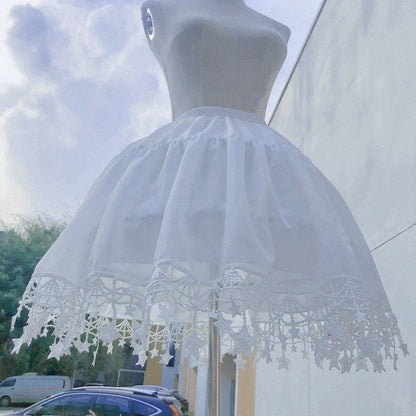 Sugar Girl - Adjustable Lolita Fishbone Violent Petticoat With Star Hem