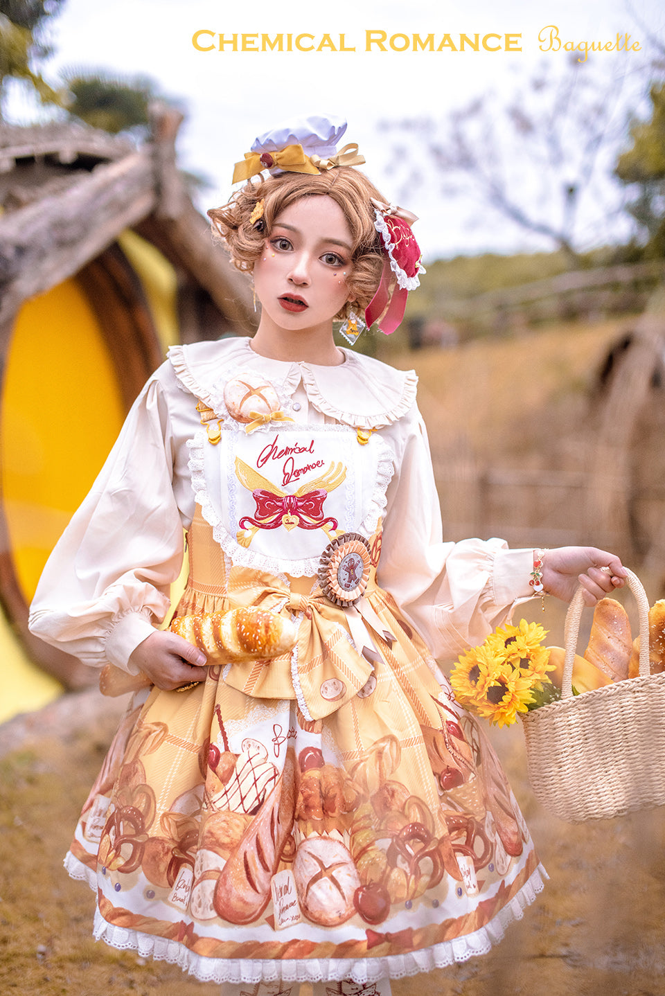 Chemical Romance - Bread New Out of the Oven - Elegant Lolita Salopette Dress