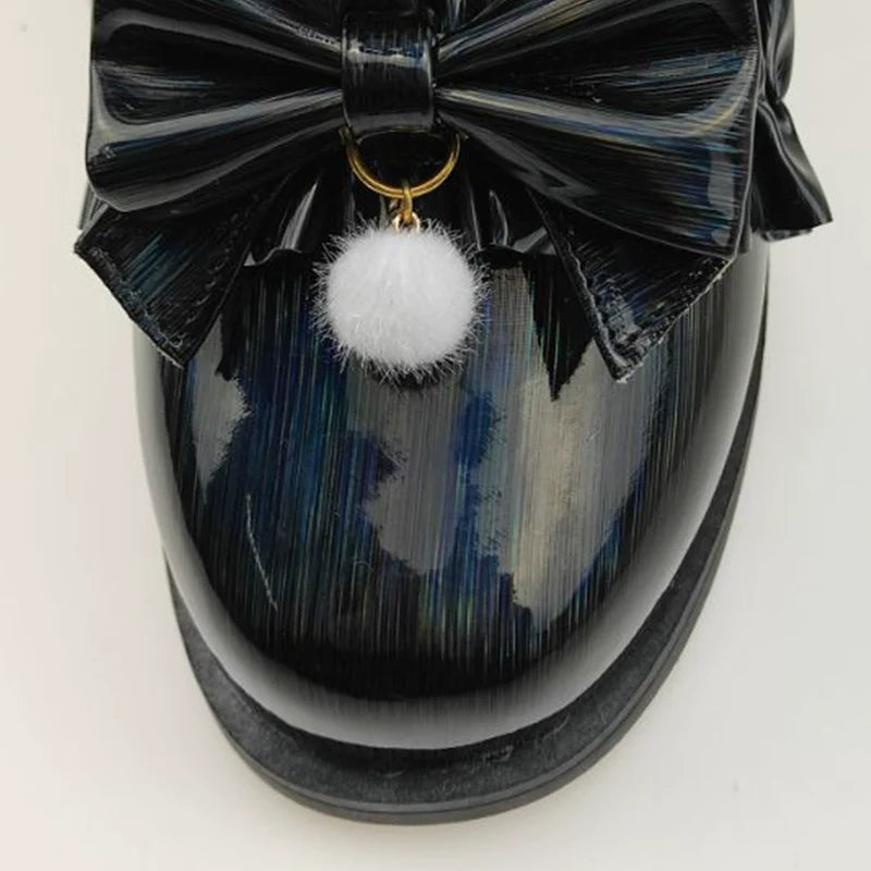 Fairy Godmother - Enthusiastic Ideation - Elegant Lolita Shoes Fleeced Short Martin Boots