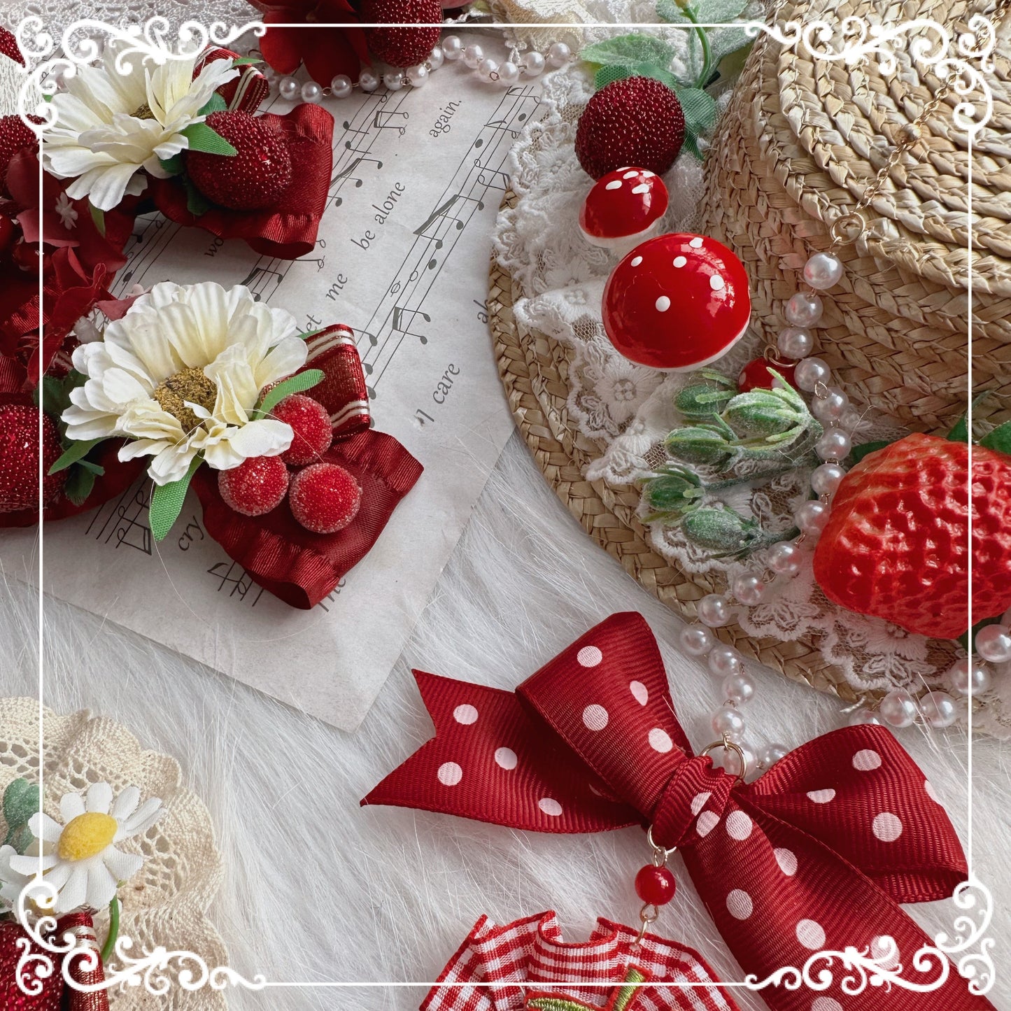 Chestnut Lolita - Country Lolita Hand-made Headdress Accessory