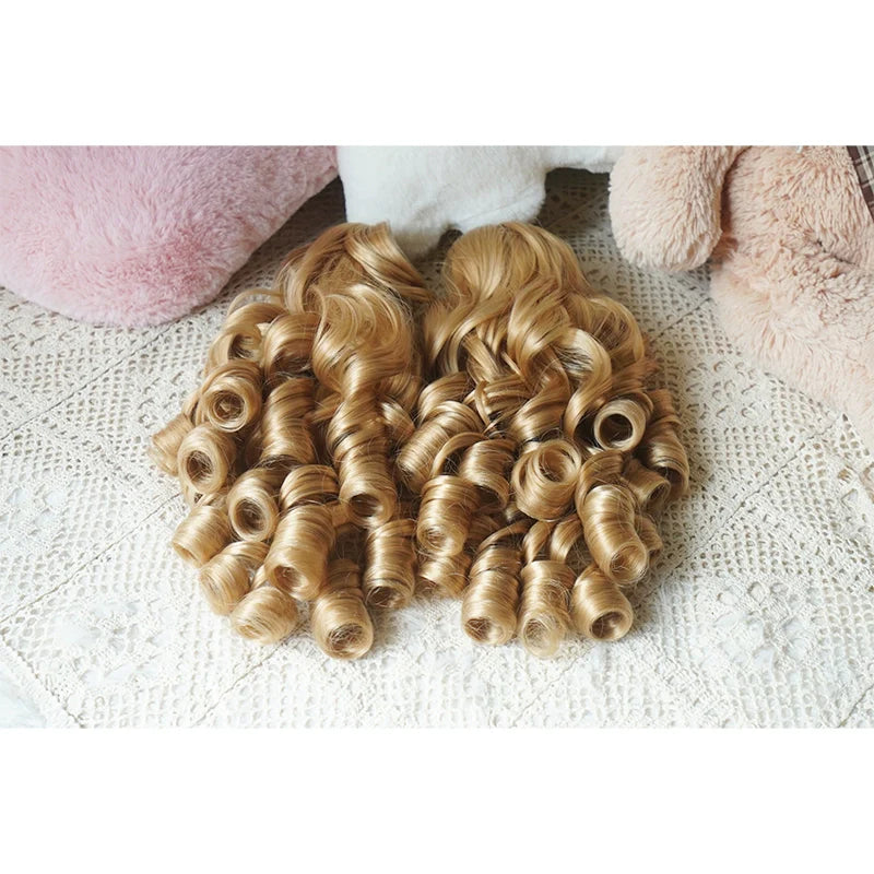 Imperial Tea - Solid Lolita Bob Wig With Detachable Curl Ponytail