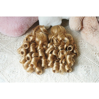 Imperial Tea - Solid Lolita Bob Wig With Detachable Curl Ponytail