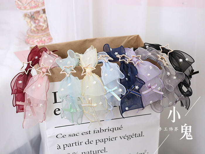 Xiaogui - Daily Lolita KC, Bow Pearl Headband