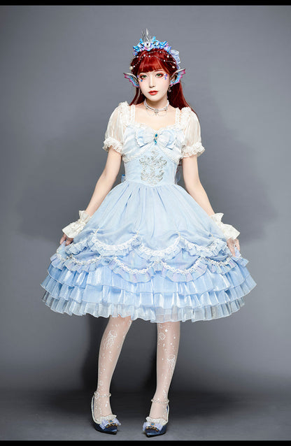 Youpairui - Puffy and Violent Fishbone Clouds Lolita Petticoat