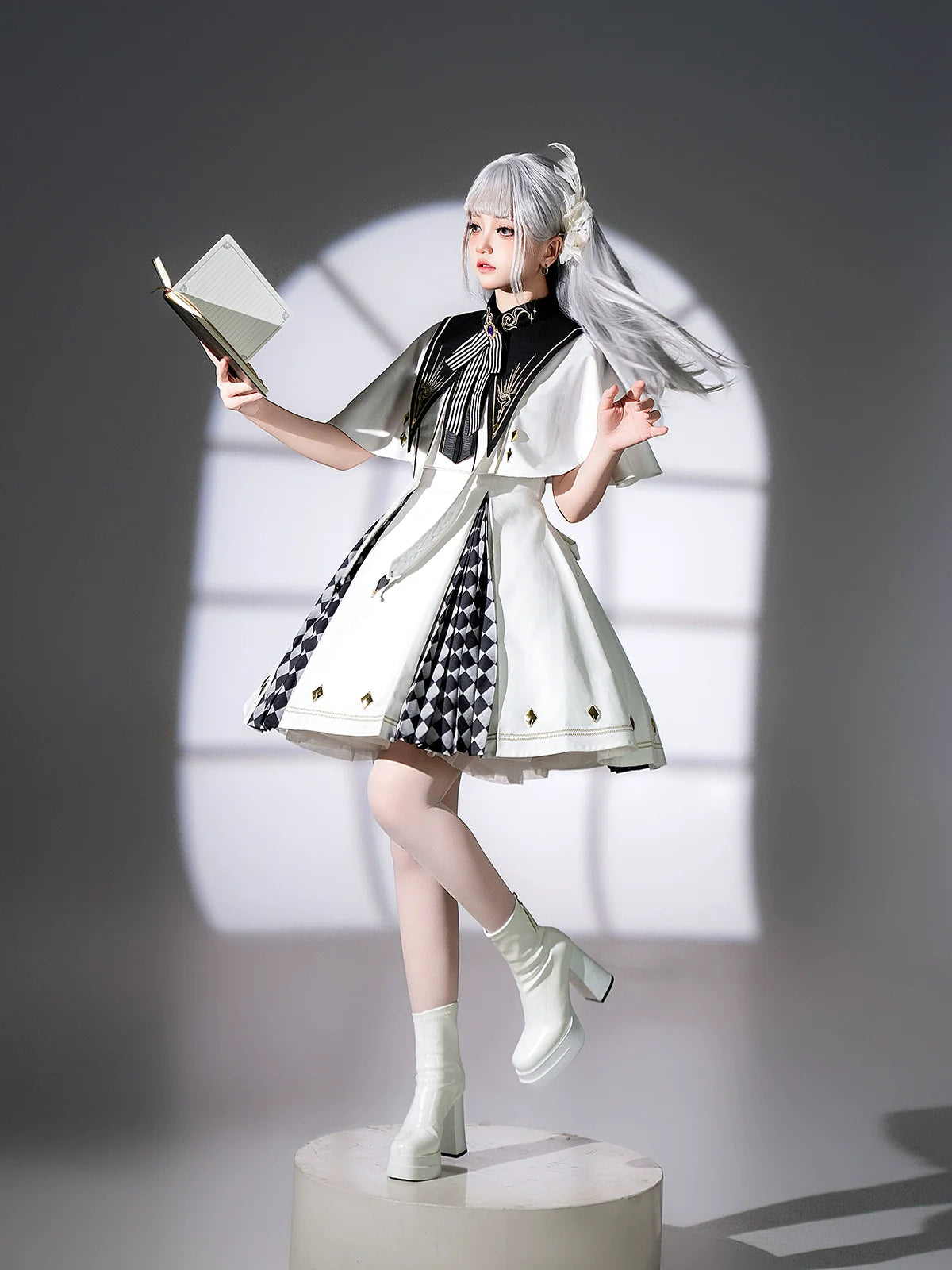 Your Princess - Eye of Truth - Elegant Gothic Lolita Dress Suit With Embroidery