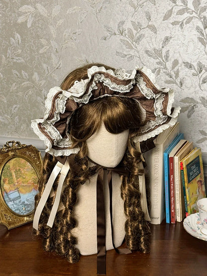 Alice Girl - Sea Salt Fairytale - Sweet Lolita Headdress Built-in Wire BNT and Bow KC