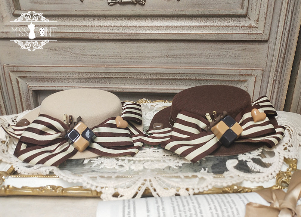Miss Point - Chocolate Daily Light Sweet Lolita Hat