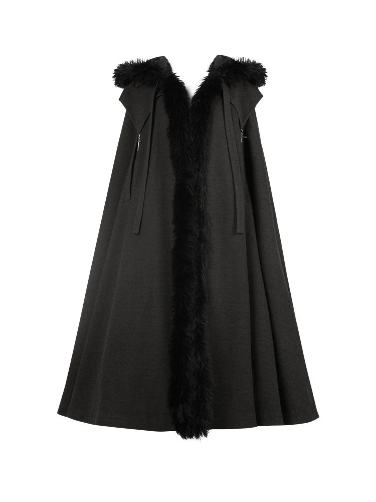 With PUJI - Letter and Poetry ﾂｷ Raven's Night Song - Gothic Lolita Black Cloak