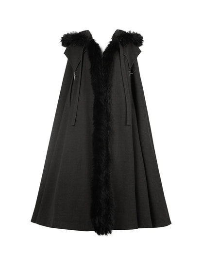 With PUJI - Letter and Poetry ﾂｷ Raven's Night Song - Gothic Lolita Black Cloak