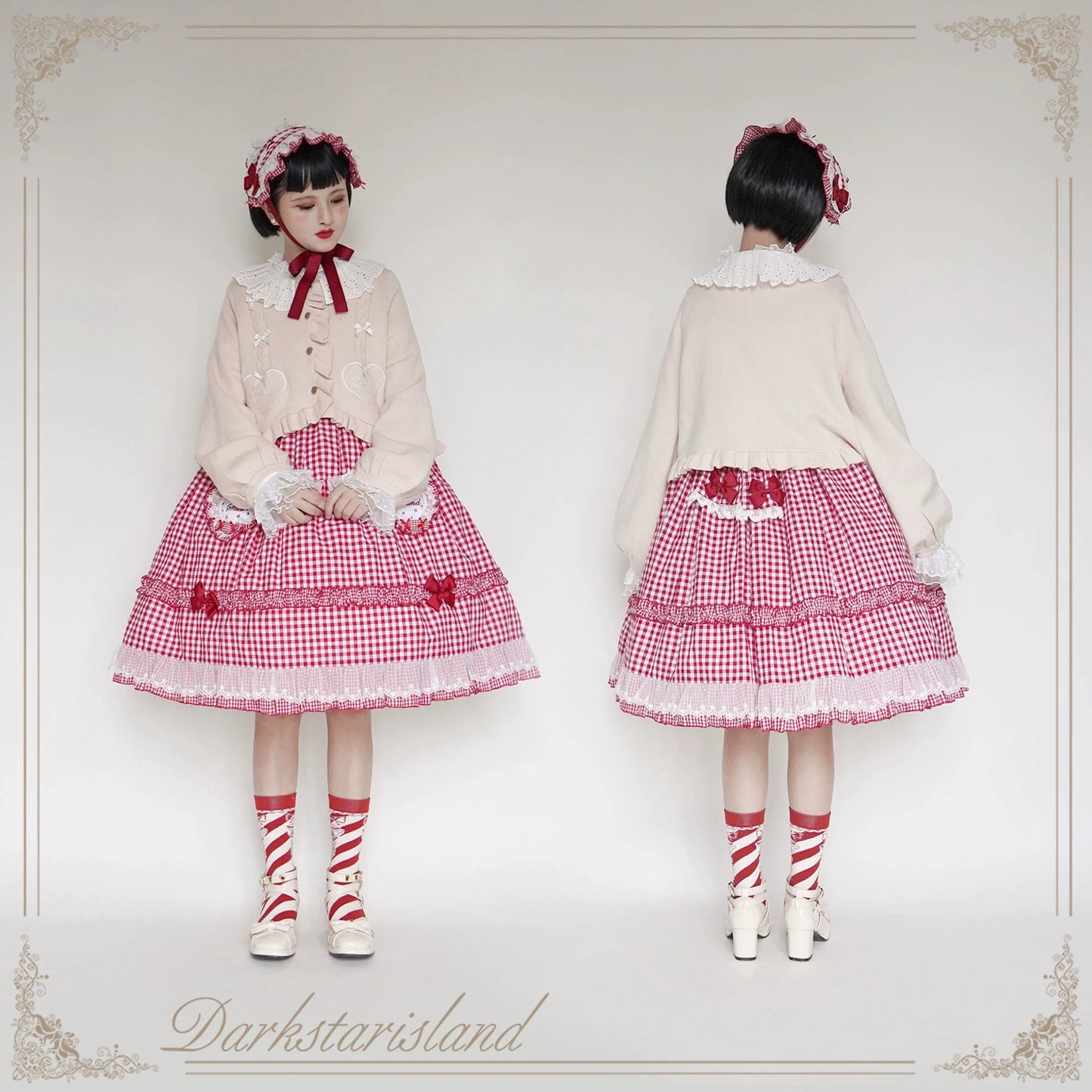 Dark Star Island - Sugar Frost - Sweet Lolita Cardigan Knit Embroidered Sweater