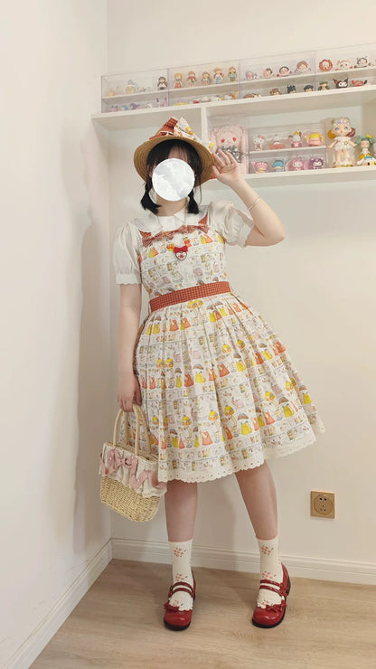 Miss Cube - Dress Up Dolls - Summer Kawaii Lolita JSK Dress Customized Size