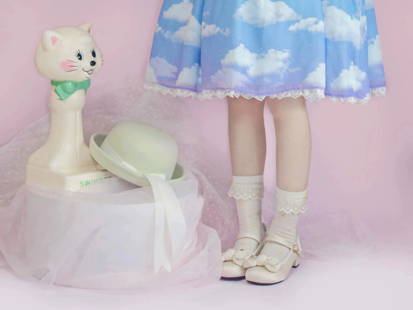 Dolly Doll - Little Fat Ding - Sweet Lolita Shoes Low Heel Round-toe Shoes