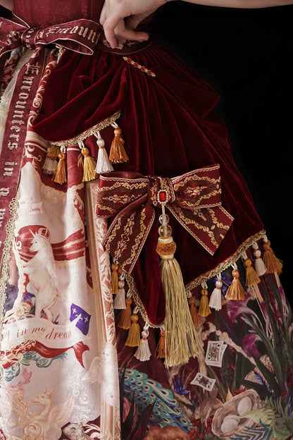 Miss Point - Kaleidoscope - Retro Lolita Headdress Bonnet Set and Necklace